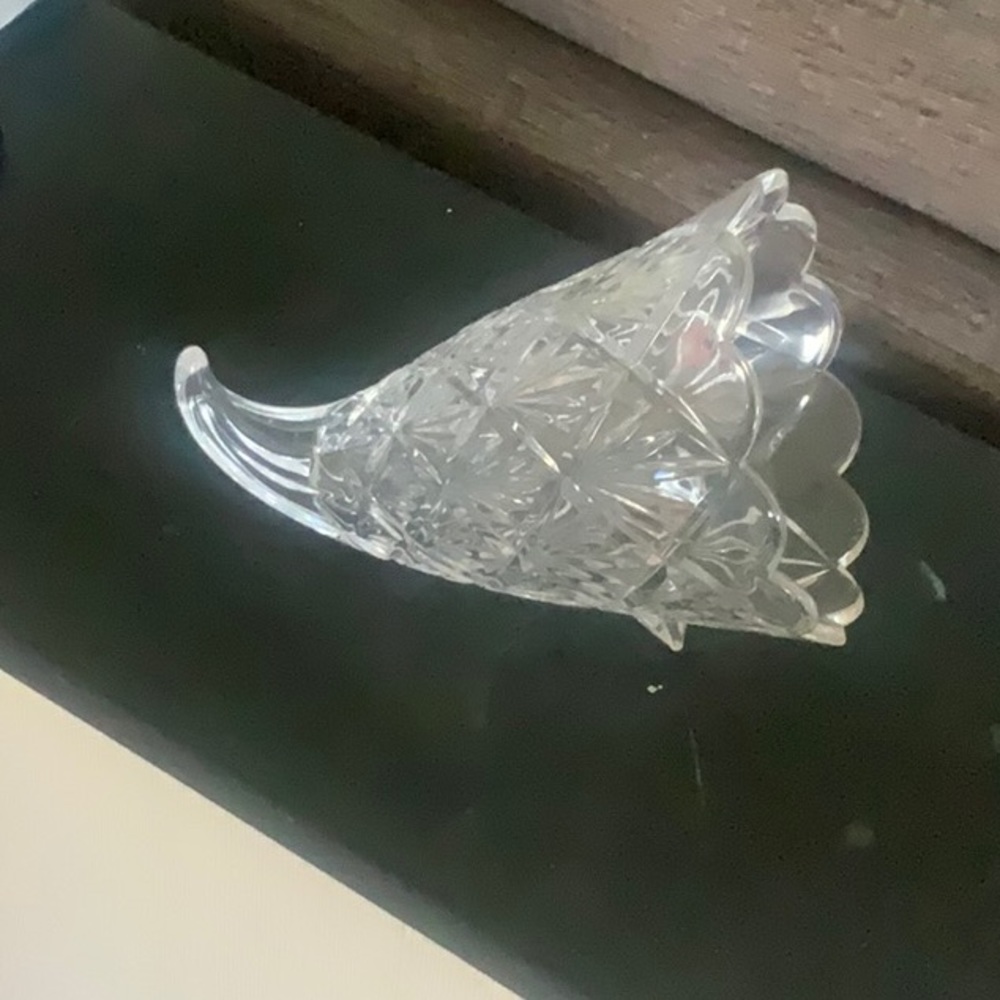 Waterford crystal Marquis pattern cornucopia